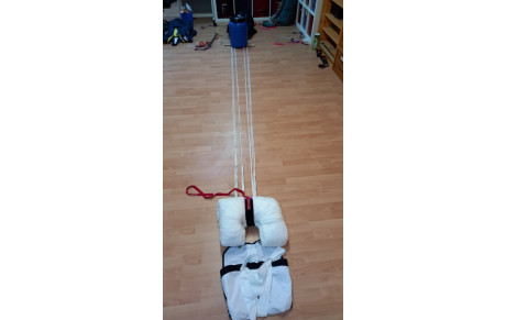 Le Pliage des parachutes de secours..